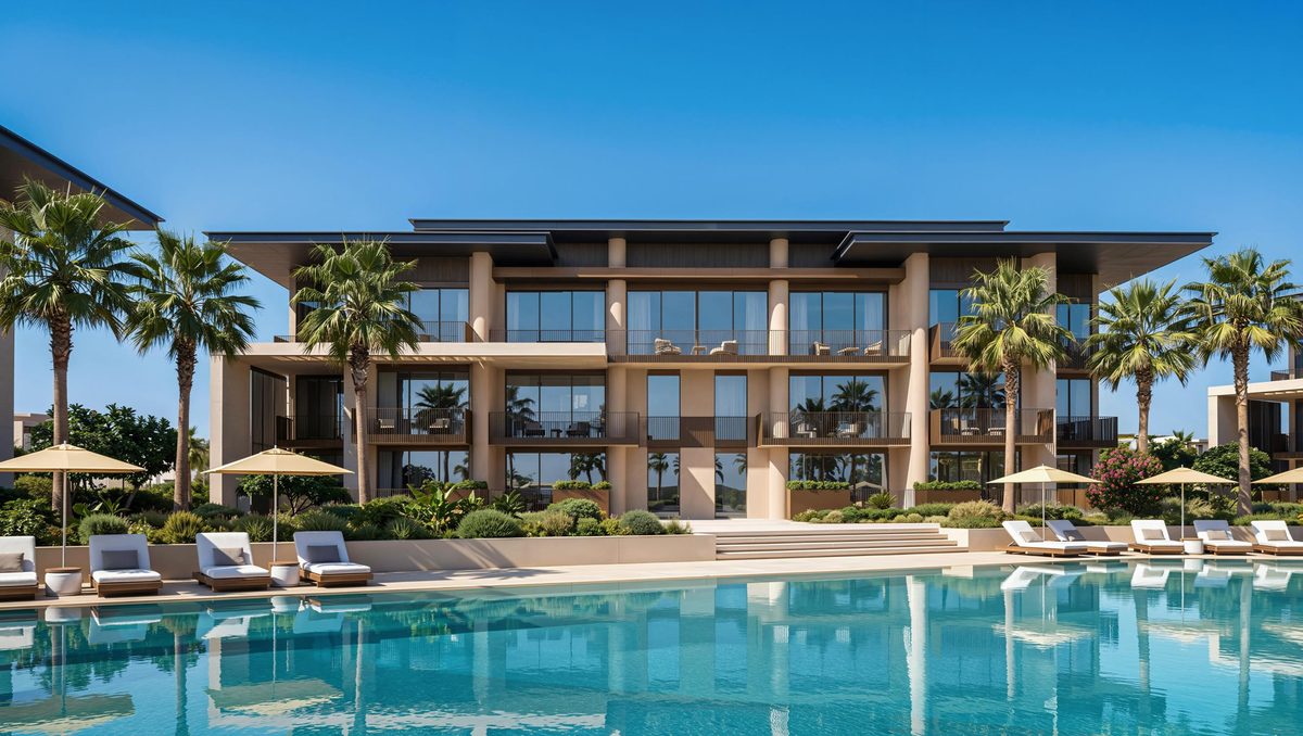 Nobu branded residences and pool